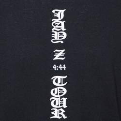Fear Of God X Jay-Z Black Graphic Print Long Sleeve Merch T-Shirt L