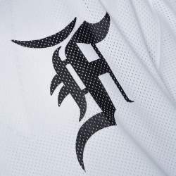 Fear of God Fifth Collection White Mesh Baseball T-Shirt S