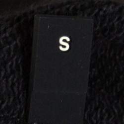 Fear of God Sixth Collection Black Logo Appliqued Mock Neck Sweatshirt S 