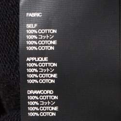 Fear of God Sixth Collection Black Logo Appliqued Mock Neck Sweatshirt S 