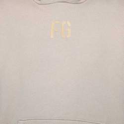 Fear of God Seventh Collection Beige Cotton FG Vintage Hoodie M