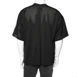 Fear of God Black Mesh Oversized Baseball T-Shirt S 