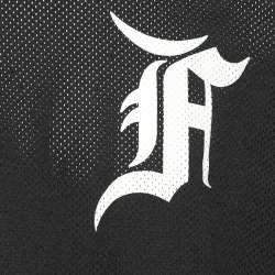 Fear of God Black Mesh Oversized Baseball T-Shirt S 