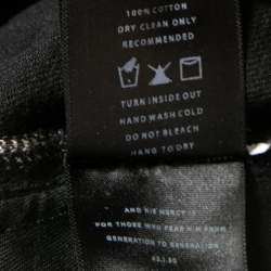 Fear of God Fourth Collection Black Distressed Zipped Hem Jeans M