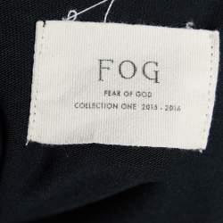 Fear of God Black Metallica Printed Cotton Knit Sleeveless T-Shirt M