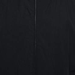 Fear of God Black Synthetic Hooded Rain Jacket L