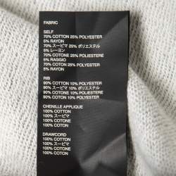 Fear of God Sixth Collection Grey Cotton FG Embroidered Sweatshirt XL