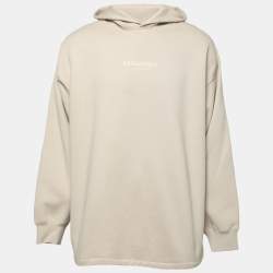 Fear of God Cream Cotton Jersey Hooded Sweatshirt M