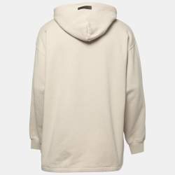 Fear of God Cream Cotton Jersey Hooded Sweatshirt M