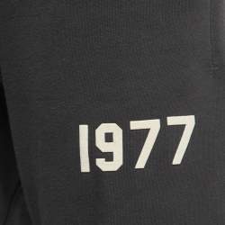 Essentials Fear of God Dark Grey Cotton Knit Joggers S