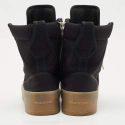 Fear of God Black Neoprene Jungle High Top Sneakers Size 41