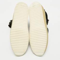 Fear of God Black Canvas and Nubuck Leather Jungle High Top Sneakers Size 41