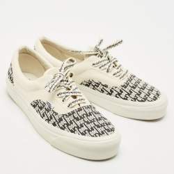Fear of God x Vans White/Black Canvas Era 95 DX Sneakers Size 42