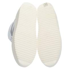 Fear Of God White/Grey Leather Basketball High Top Sneakers Size 41