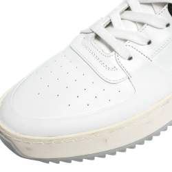 Fear Of God White/Black Leather Basketball High Top Sneakers Size 41