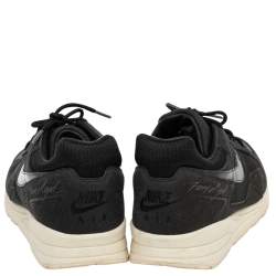 Nike Air Max X Fear of God Black Mesh And Leather Skylon-2 Sneakers Size 44