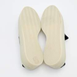 Fear of God Black Leather Slip On Sneakers Size 44
