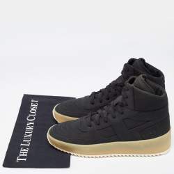 Fear of God Black Nubuck High Top Sneakers Size 41