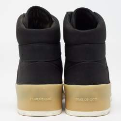 Fear of God Black Nubuck High Top Sneakers Size 41