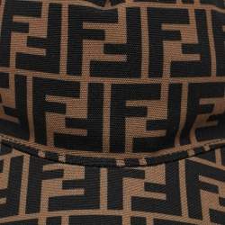 Fendi Brown Zucca Pattern Canvas Baseball Cap 
