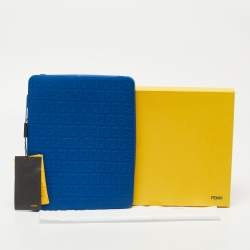 Fendi Blue Zucchino Rubber Ipad Case