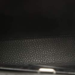 Pre Owned Fendi Grey Leather Large Peekaboo Iconic Essential Briefcase