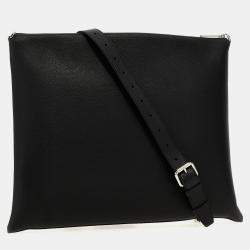 Fendi Black Leather After Fendi Roma shoulder bag