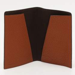 Fendi Brown Leather Travel Kit Pouch