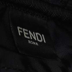 Fendi Red Leather Travel Kit Pouch With Passport Holder