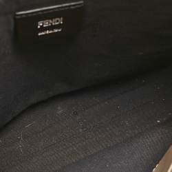 Fendi Tricolor FF Coated Canvas and Leather Diagonal Flat Pouch