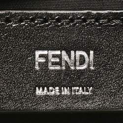 Fendi Tricolor FF Coated Canvas and Leather Diagonal Flat Pouch