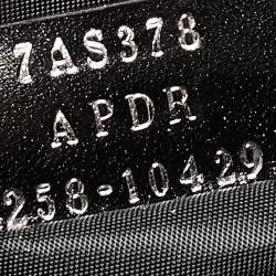 Fendi Grey Leather Travel Kit Pouch with Passport Holder