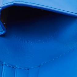 Fendi Tobacco/Blue Zucca and Leather Bifold Wallet
