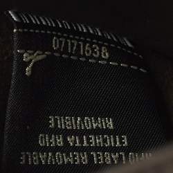 مملوكة مسبقًا جراب فندي جلد بني/بيج بجلد الثعبان فلات