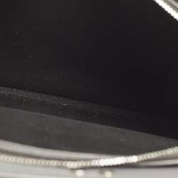 Pre Owned Fendi Peekaboo ISeeU X-Cross Grey Leather Top Handle Bag