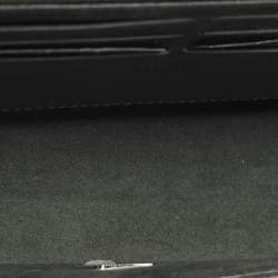 Pre Owned حقيبة جلد منقوشة إف إف سوداء فنــدي سوفت ترانك باغيت