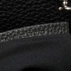 Fendi Dark Green Selleria Leather Peekaboo Iconic Fit Briefcase