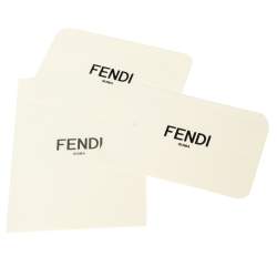 Pre Owned حقيبة ظهر فندي زينو سانتاندير نايلون وحافة حلد زوكا توباكو أسود 