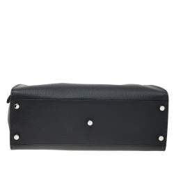 Fendi Black Romano Selleria Leather Peekaboo ISeeU Briefcase