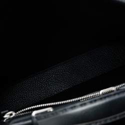 Fendi Black Romano Selleria Leather Peekaboo ISeeU Briefcase