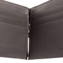 Fendi Tobacco Zucca and Leather Bifold Wallet