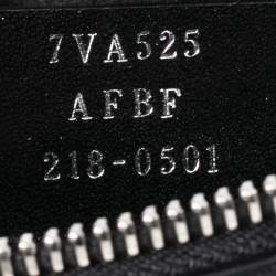 Pre Owned Fendi Black Leather Logo Belt Bag