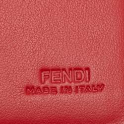 Pre Owned Fendi Black Leather Bug Eyes Bifold Wallet