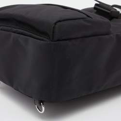 مملوكة مسبقًا Fendi Black Nylon Small Fendiness Backpack