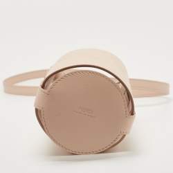 Fendi Pink Leather Flask Holder 