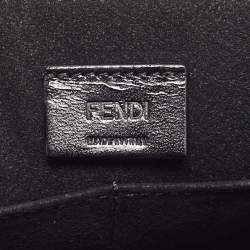 Pre Owned Fendi Tobacco Zucca Coated Canvas FENDI ROMA Flat Wristlet Pouch