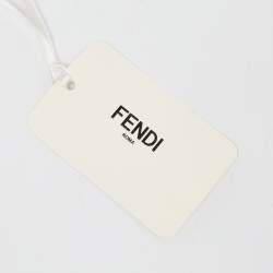 Fendi Grey Romano Selleria Leather Peekaboo ISeeU Briefcase 