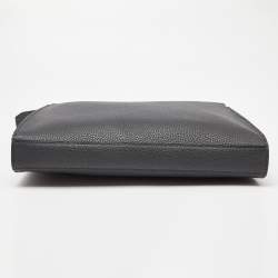 Fendi Grey Romano Selleria Leather Peekaboo ISeeU Briefcase 