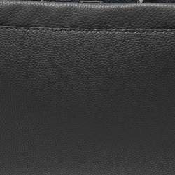 Fendi Grey Romano Selleria Leather Peekaboo ISeeU Briefcase 