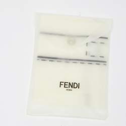 Fendi Grey Romano Selleria Leather Peekaboo ISeeU Briefcase 
